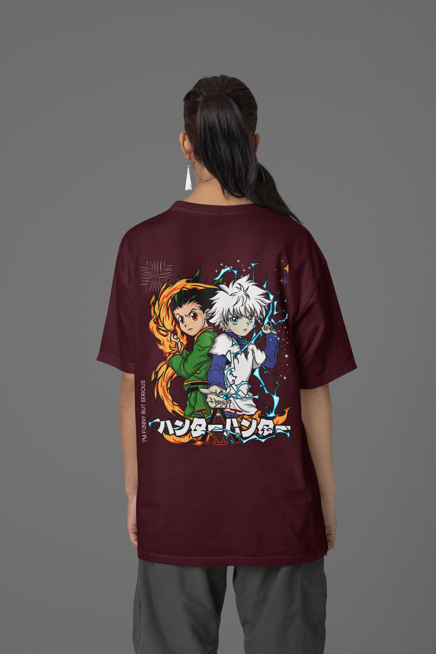 Terry Oversized 'HUNTER X HUNTER' Tee