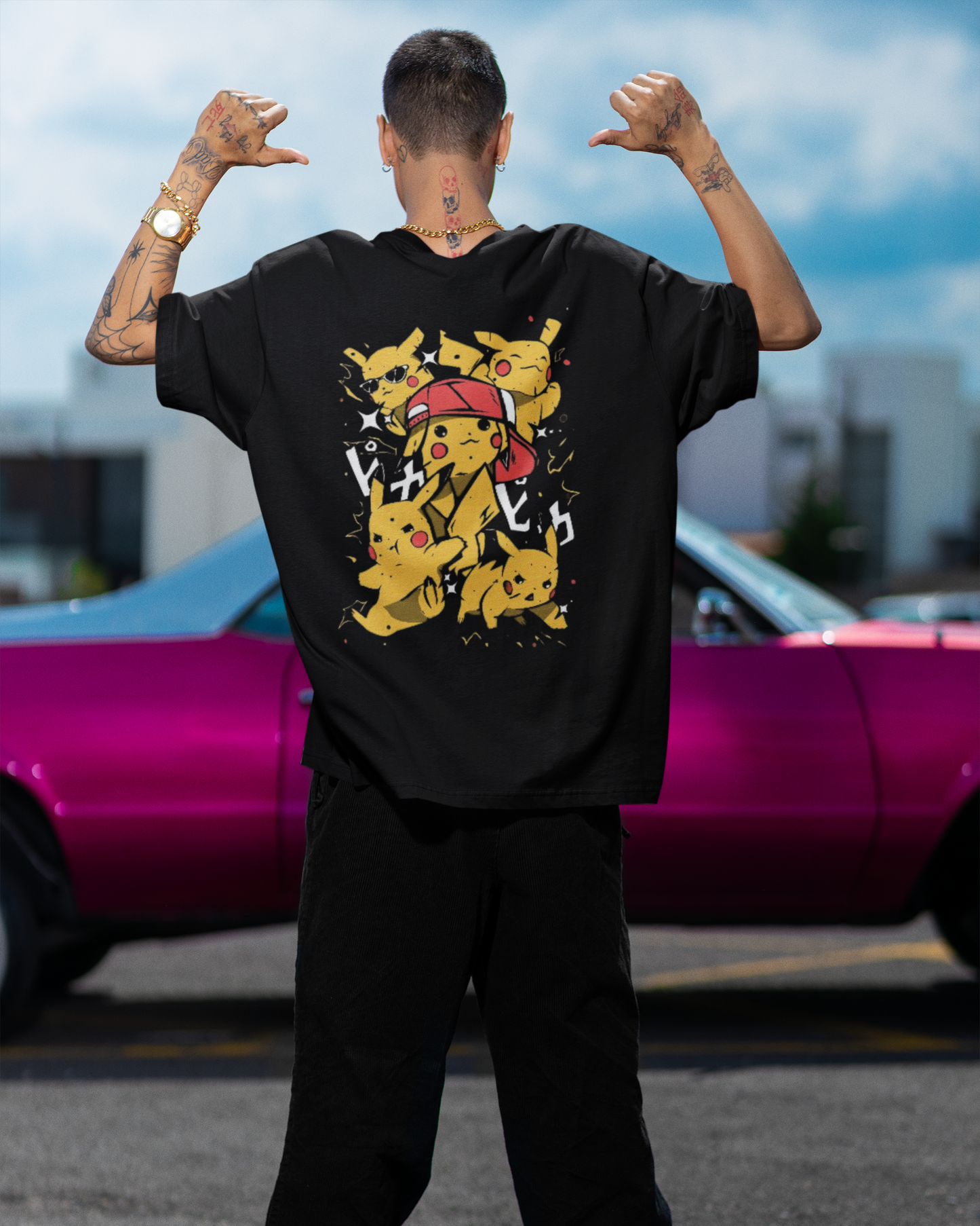 Terry Oversized 'POKEMON' Tee