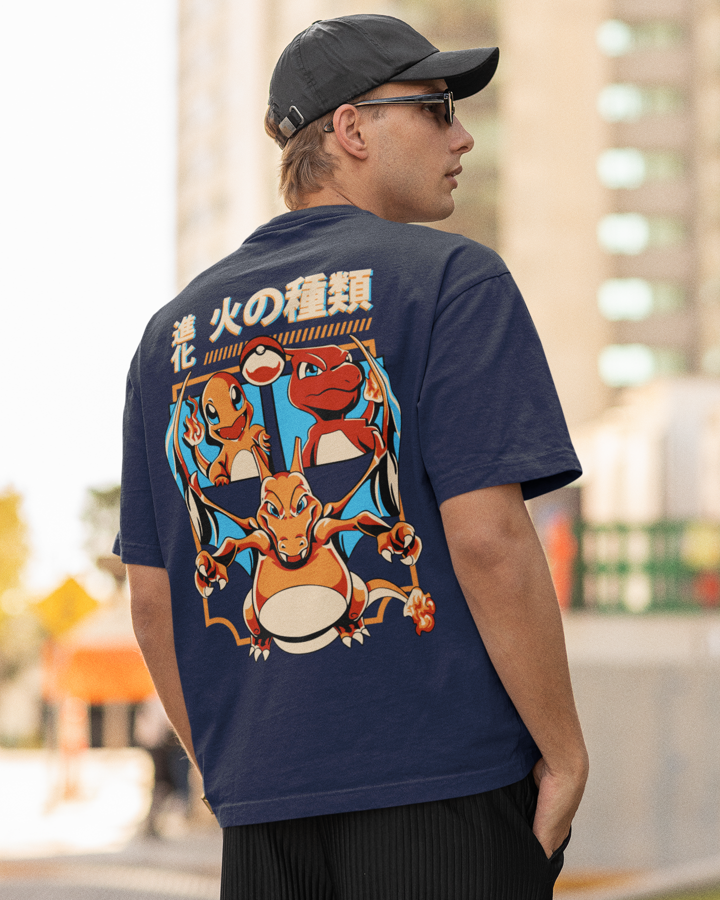 Terry Oversized 'CHARIZARD' Tee
