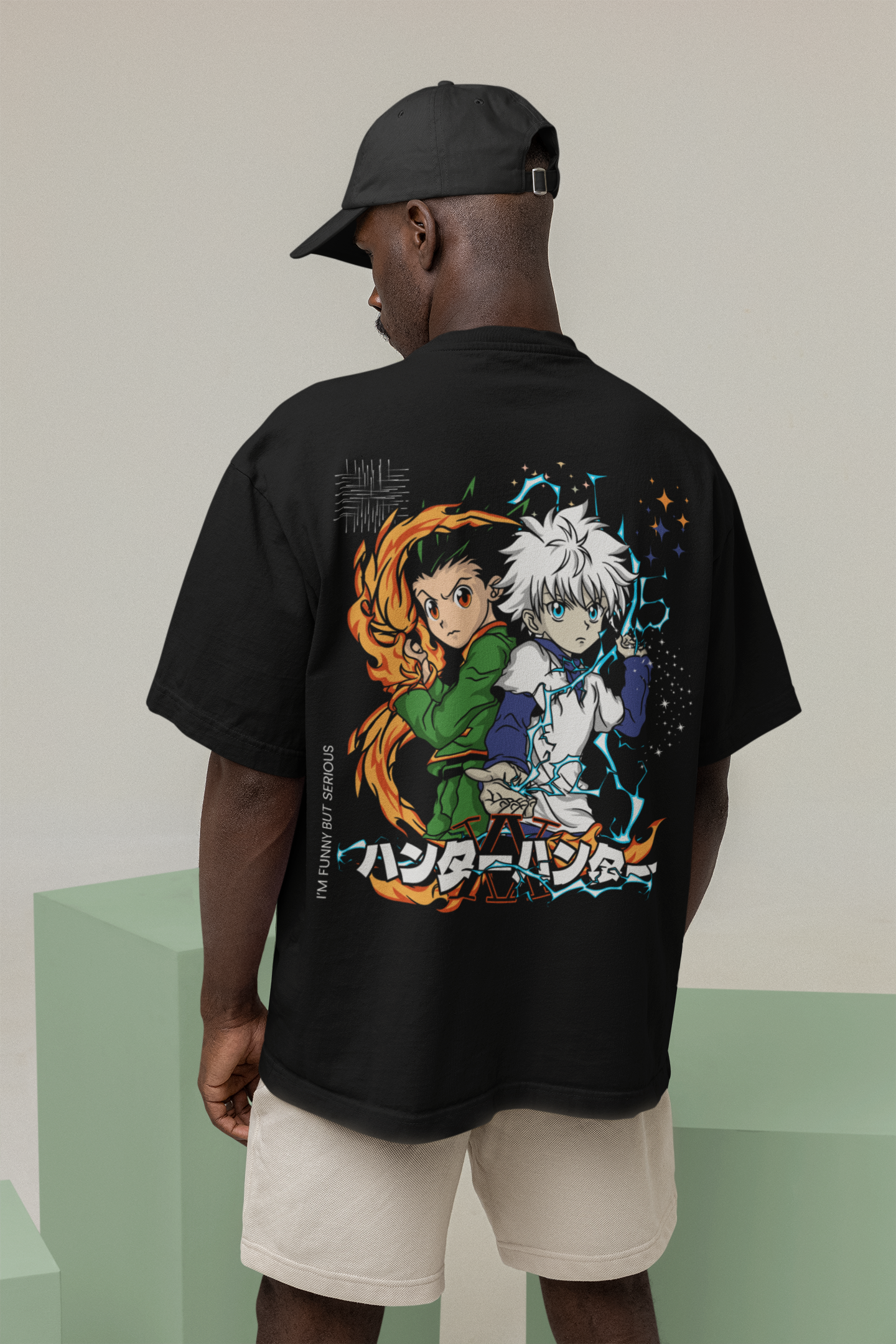 Terry Oversized 'HUNTER X HUNTER' Tee