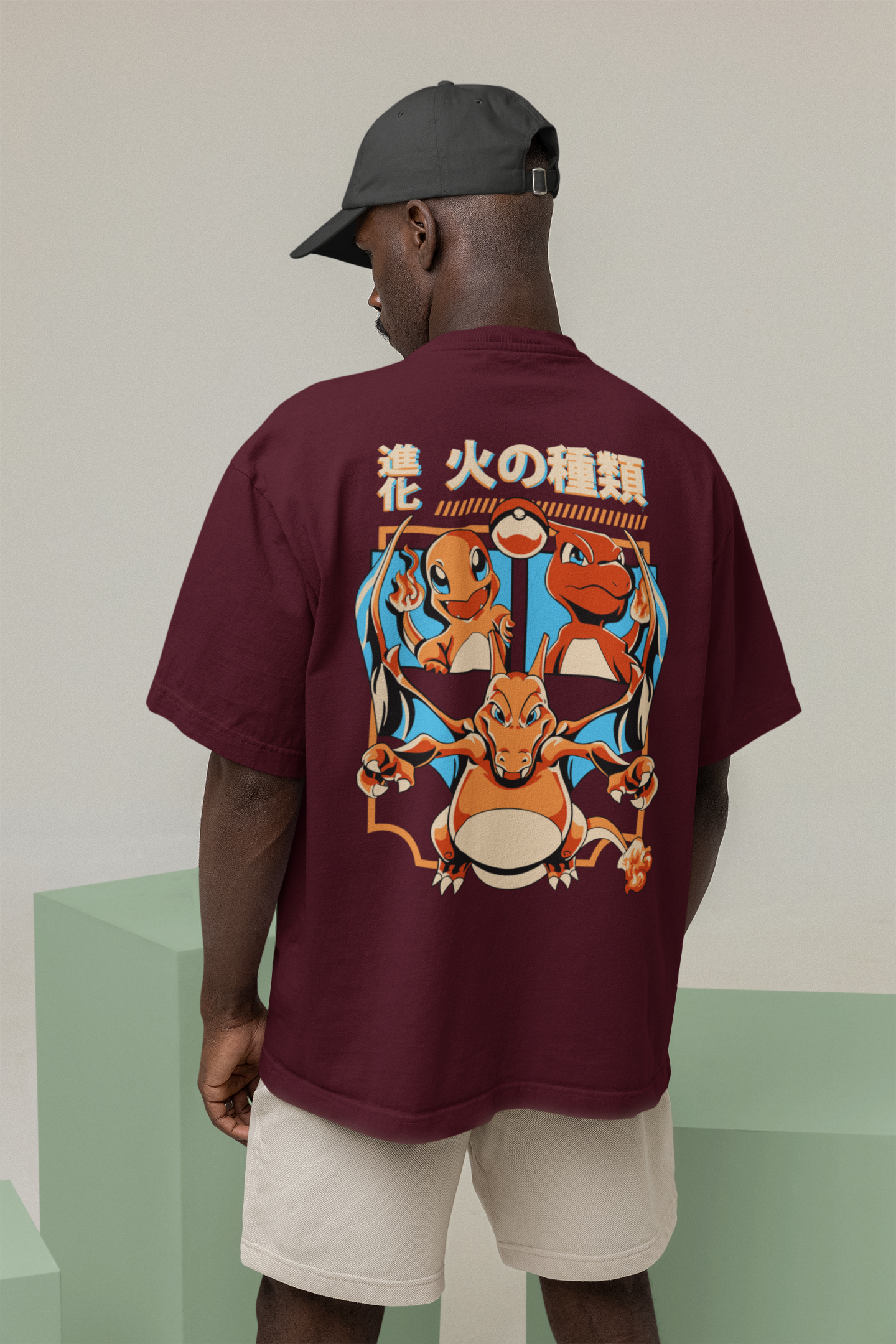 Terry Oversized 'CHARIZARD' Tee