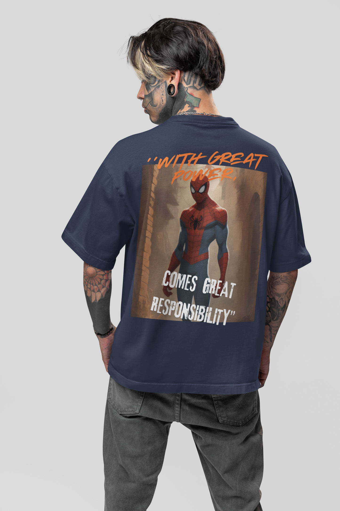 Terry Oversized 'SPIDER-MAN' Tee