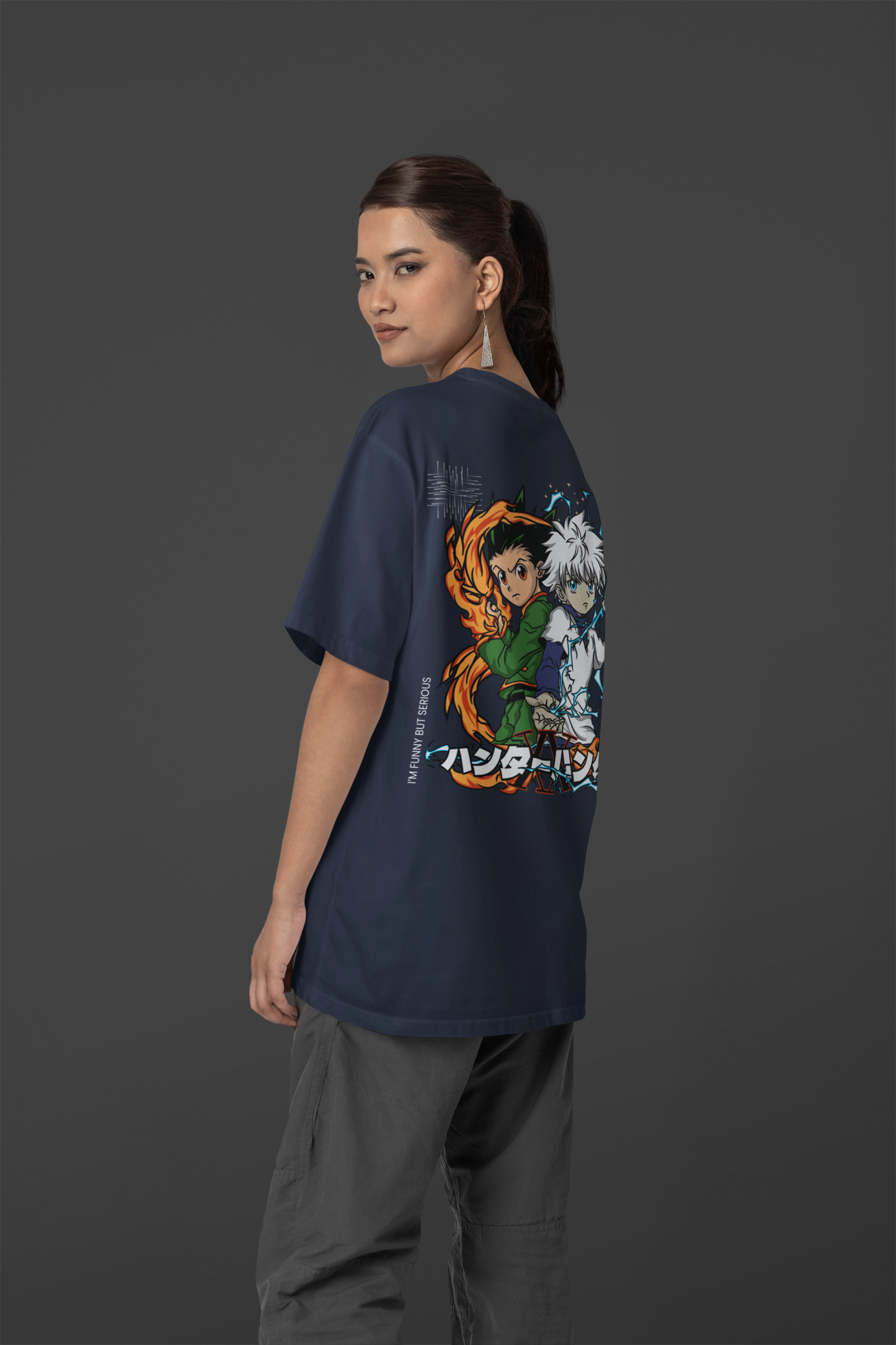 Terry Oversized 'HUNTER X HUNTER' Tee