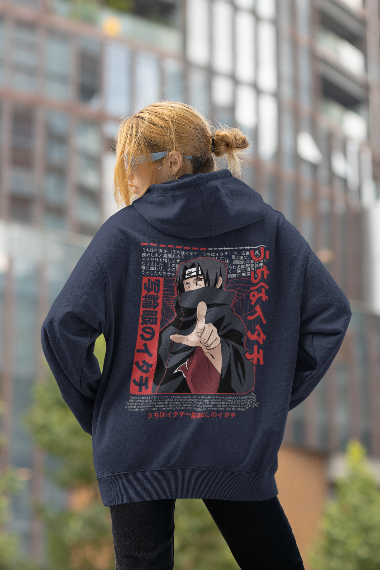 Oversized 'ITACHI UCHIHA' Hoodie