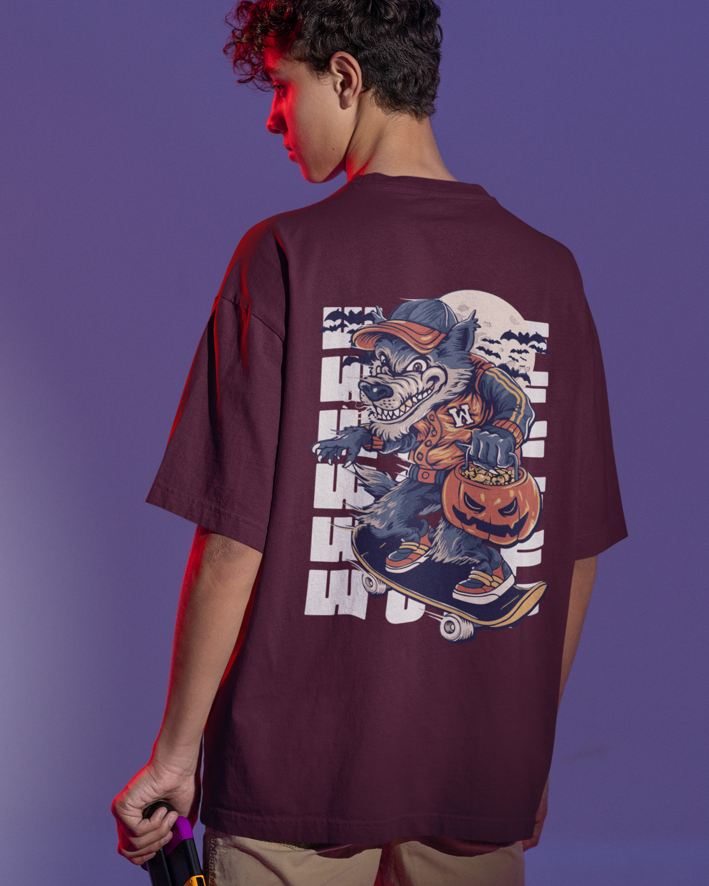 Classic Oversized 'WOLF' Tee