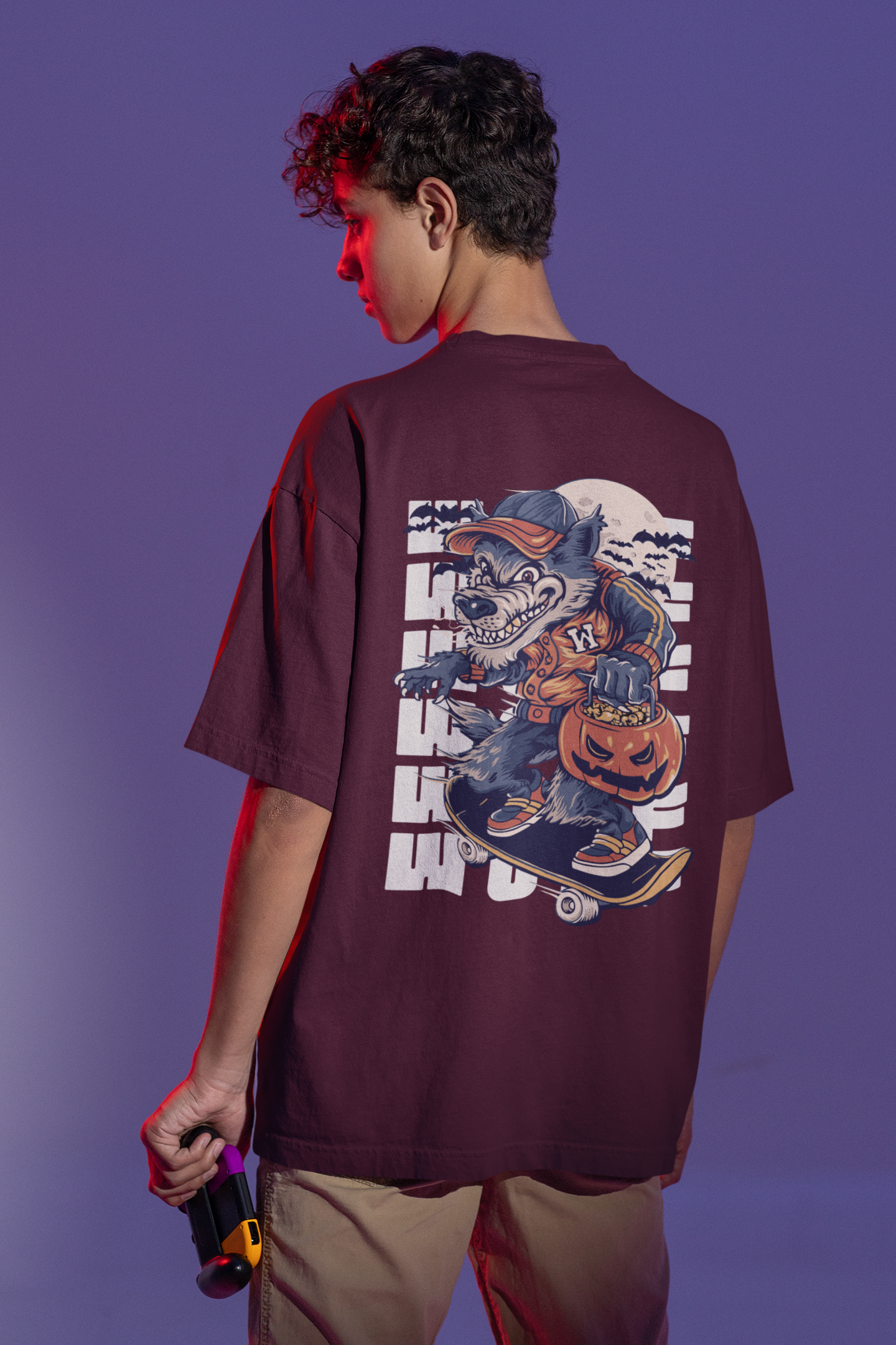 Classic Oversized 'WOLF' Tee