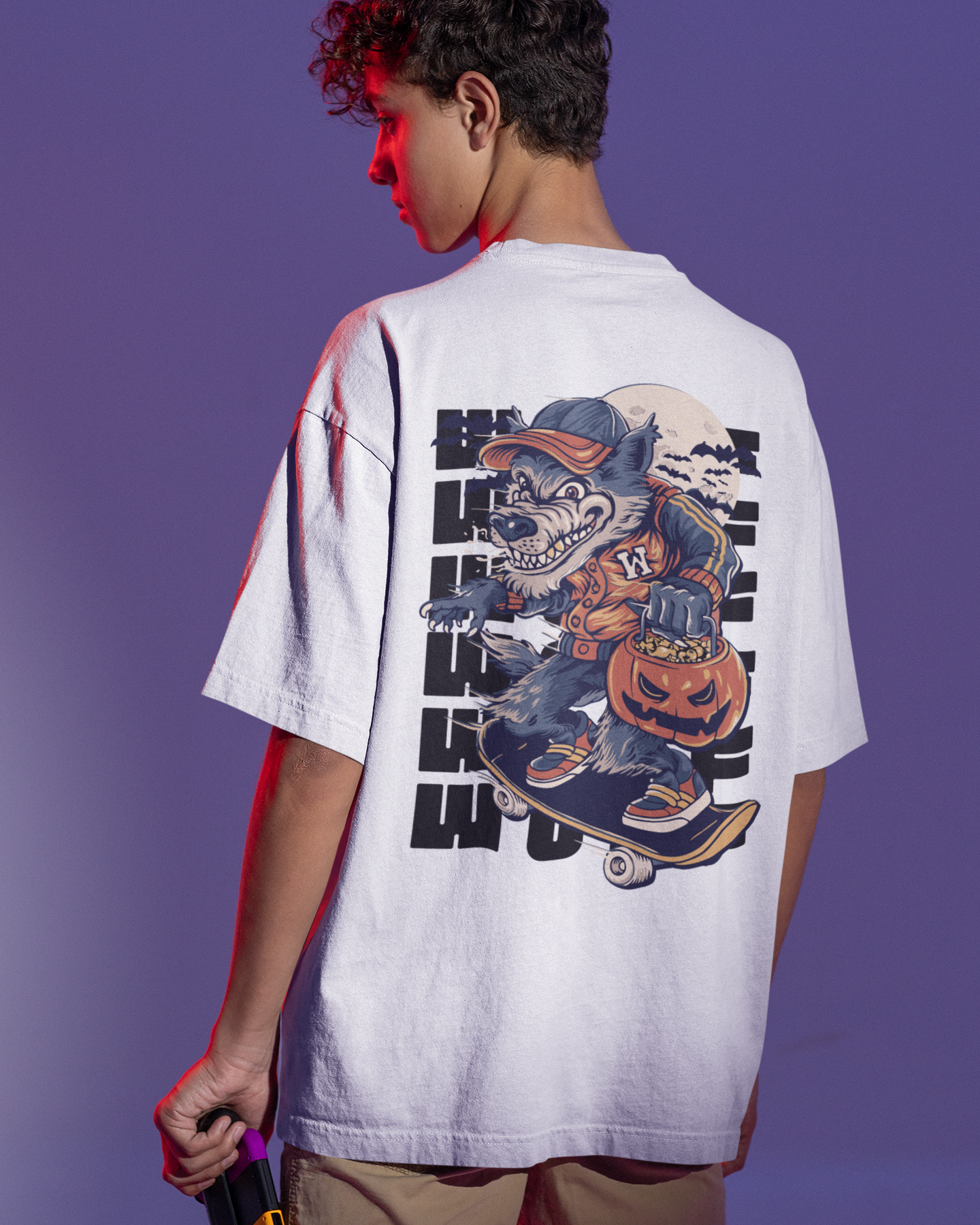 Classic Oversized 'WOLF' Tee