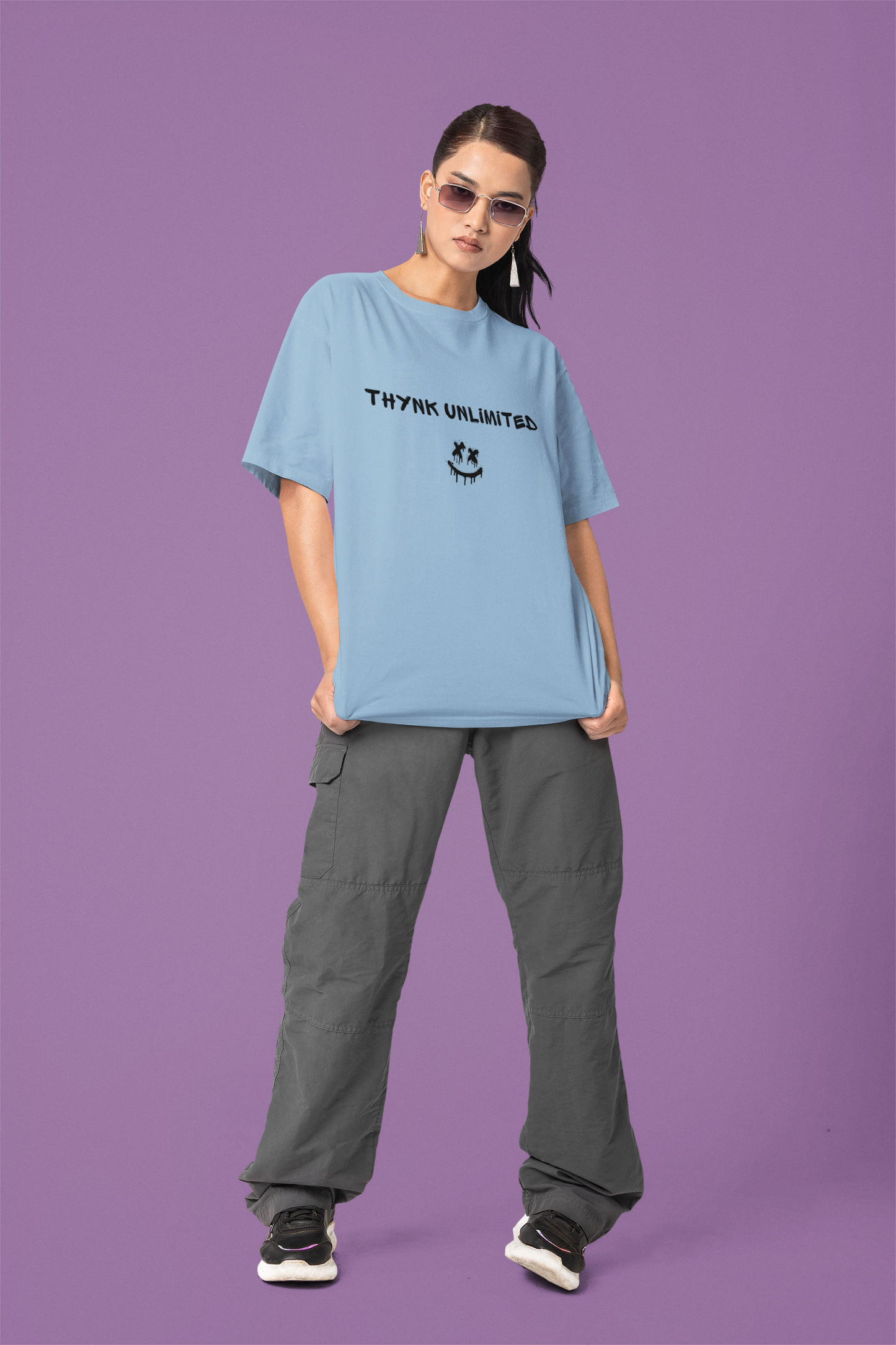Terry Oversized 'STREET ART' T-Shirt