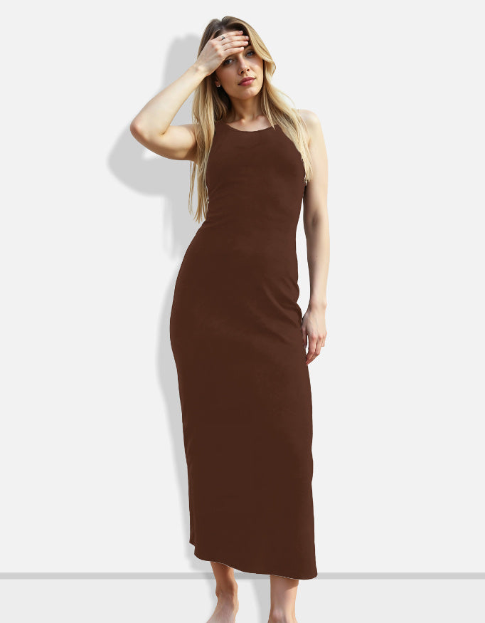 Bodycon 'MOCHA' Silhouette Dress – Damino