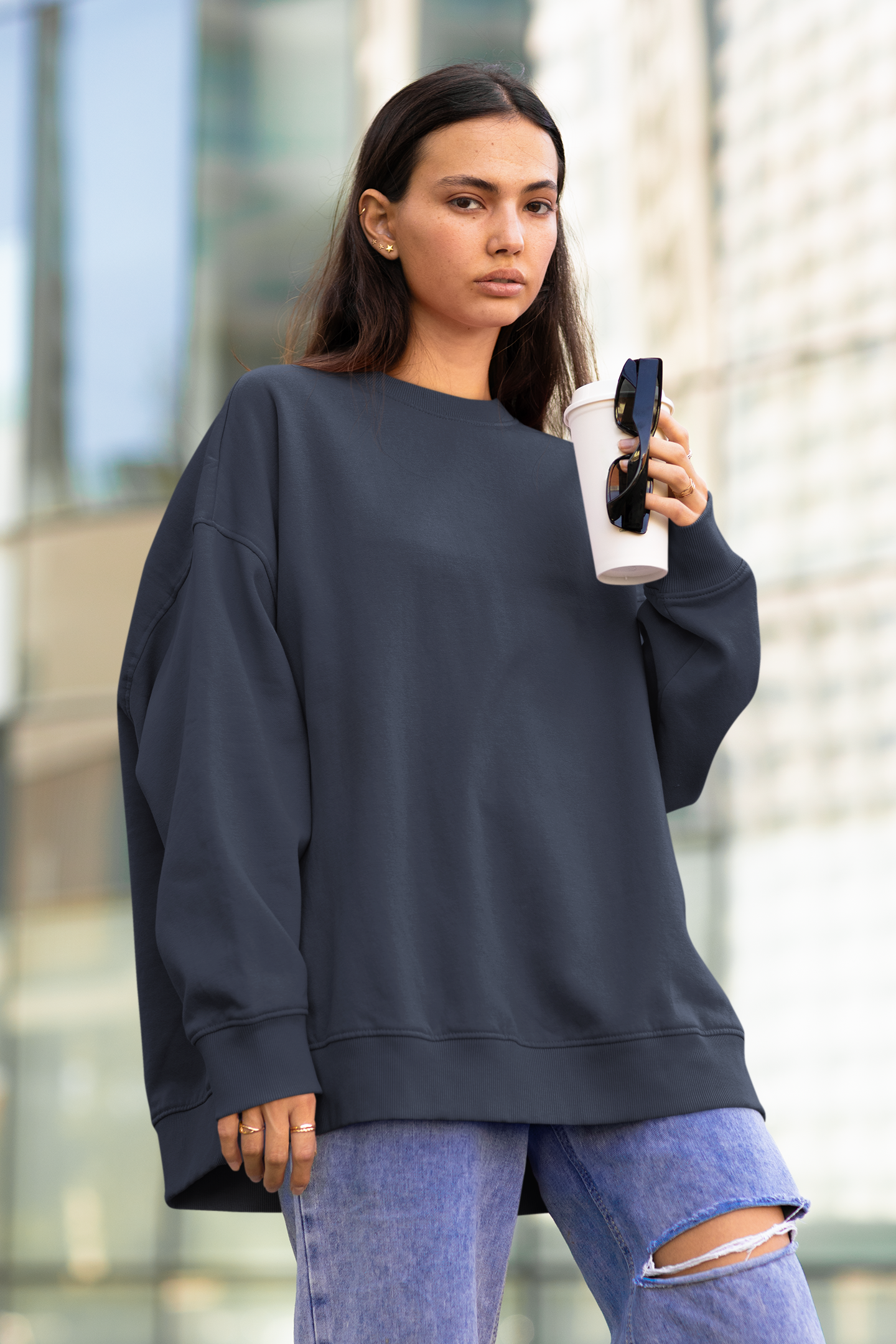Minimal Oversized Sweatshirt