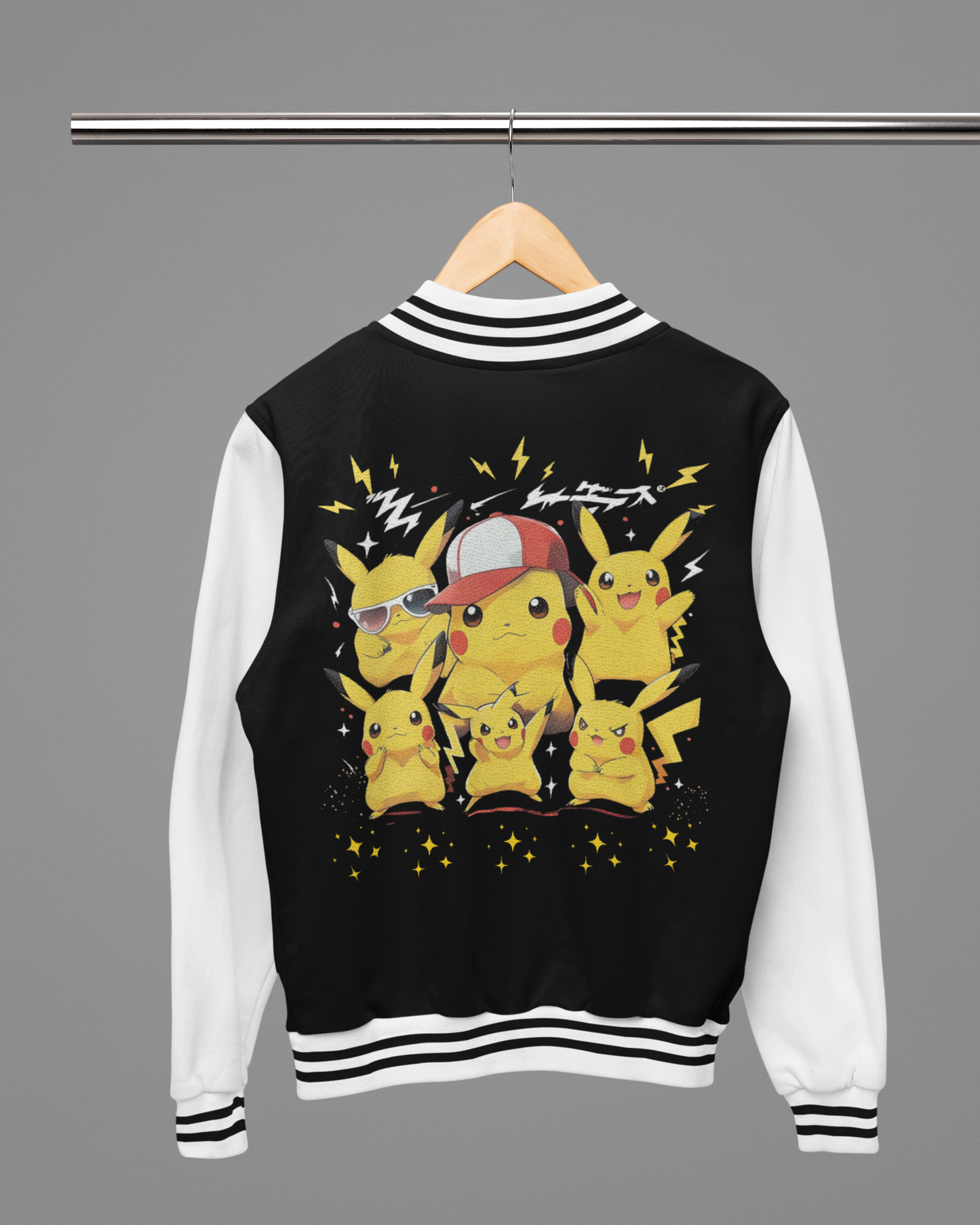 Classic 'PIKACHU' Varsity Jacket