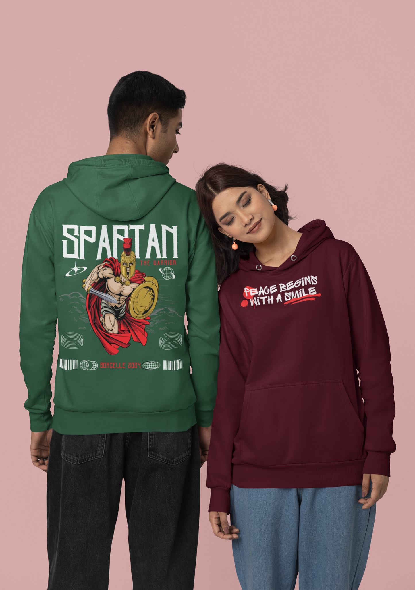 Oversized 'SPARTAN' Hoodie