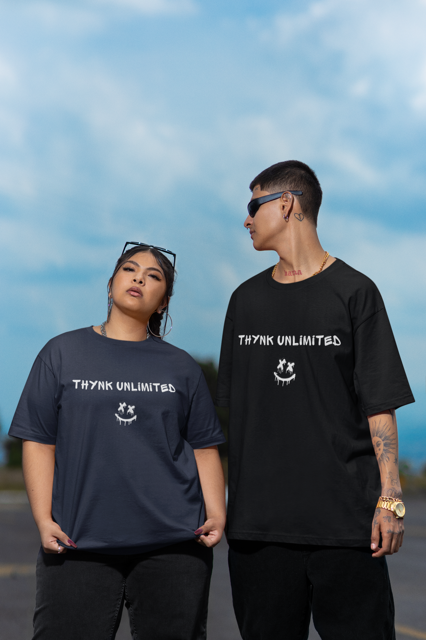 Terry Oversized 'STREET ART' Tee