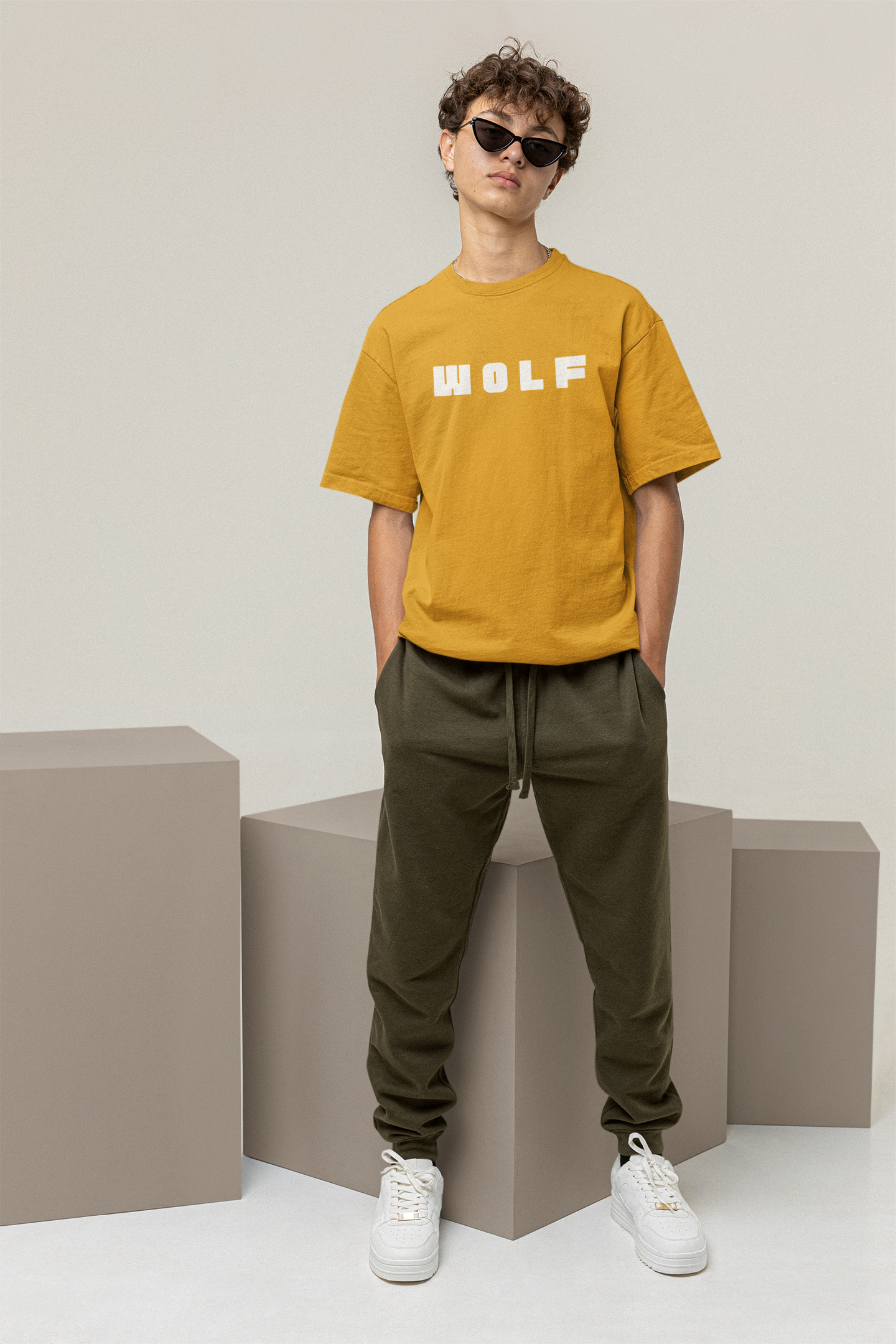 Classic Oversized 'WOLF' Tee