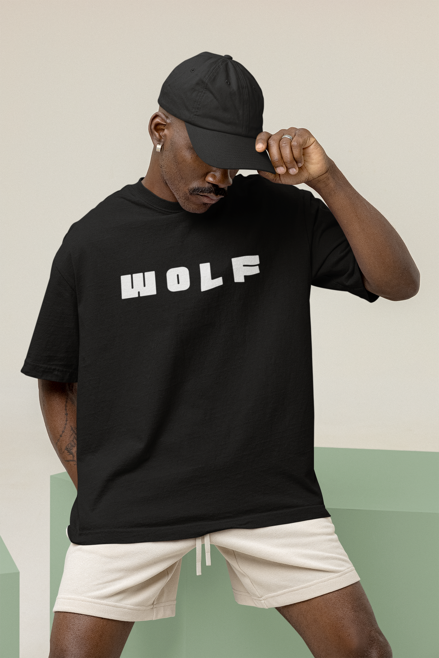 Classic Oversized 'WOLF' Tee