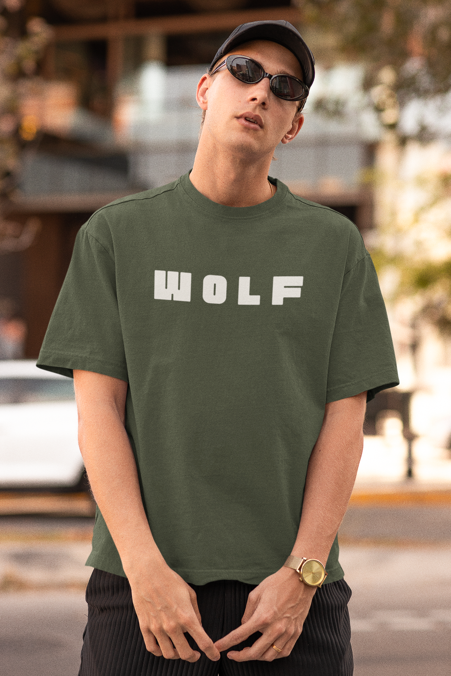 Classic Oversized 'WOLF' Tee