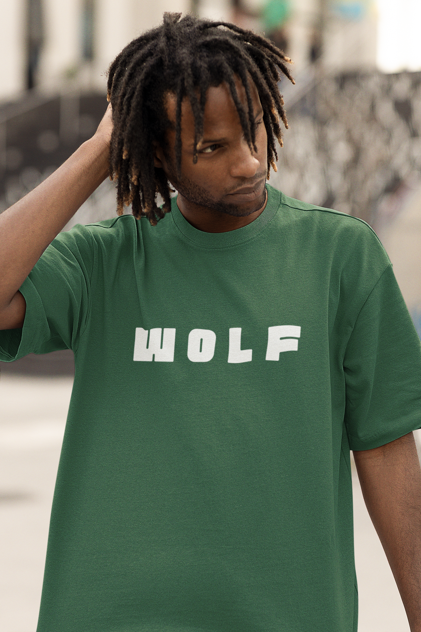 Classic Oversized 'WOLF' Tee