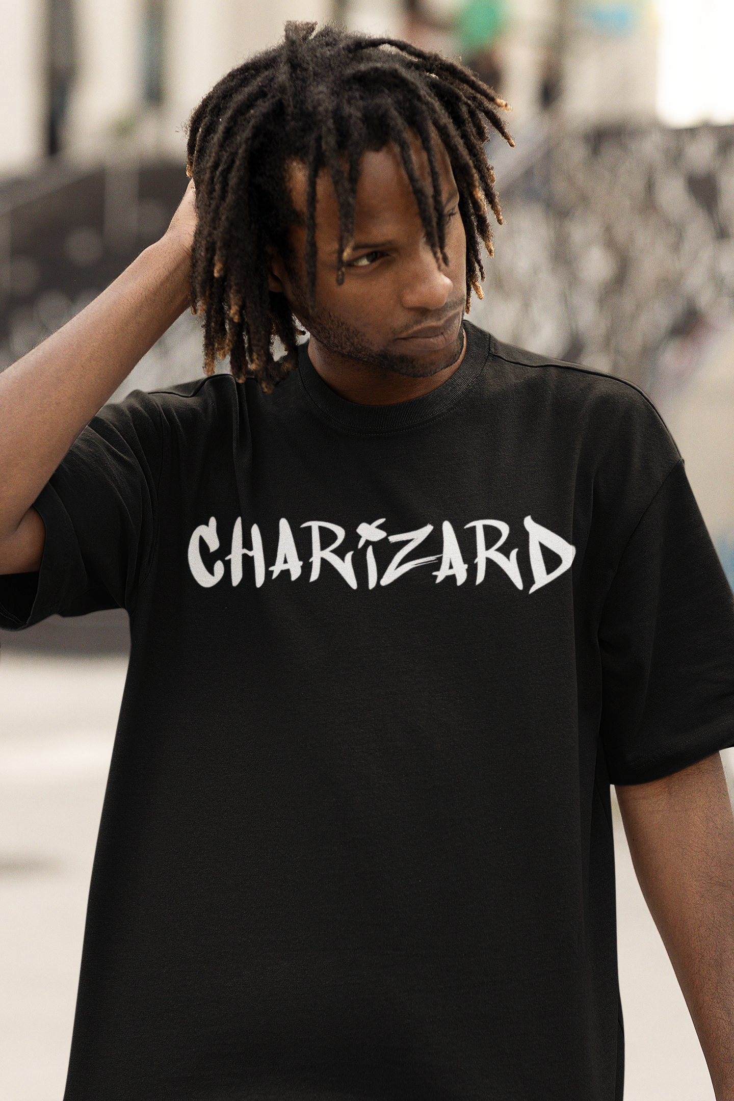 Terry Oversized 'CHARIZARD' Tee