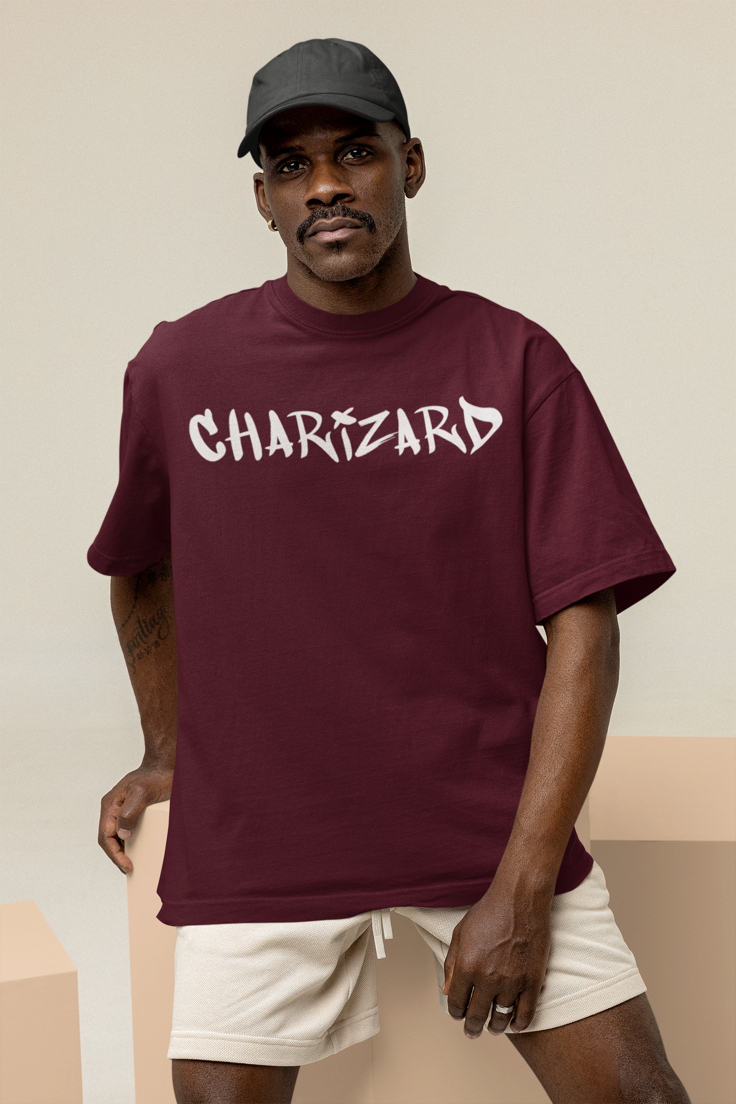 Terry Oversized 'CHARIZARD' Tee