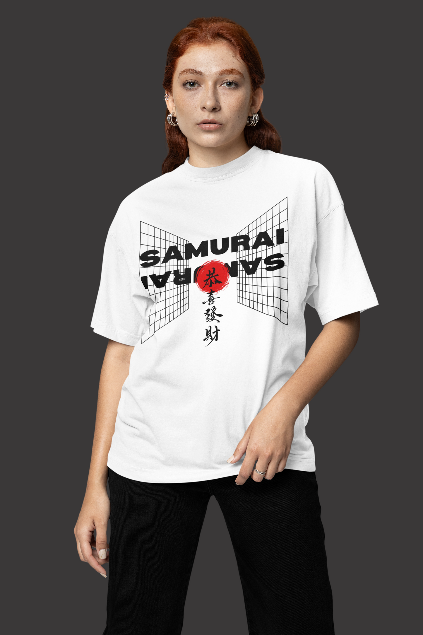 Terry Oversized 'SAMURAI' Tee