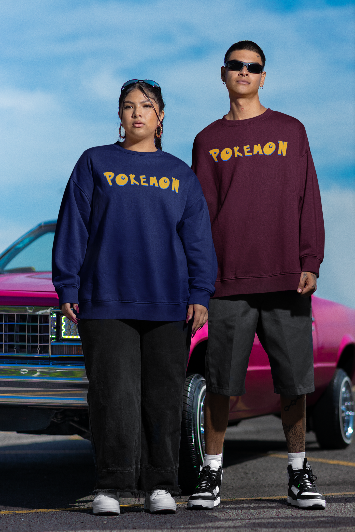 Oversized 'POKEMON' Sweatshirt