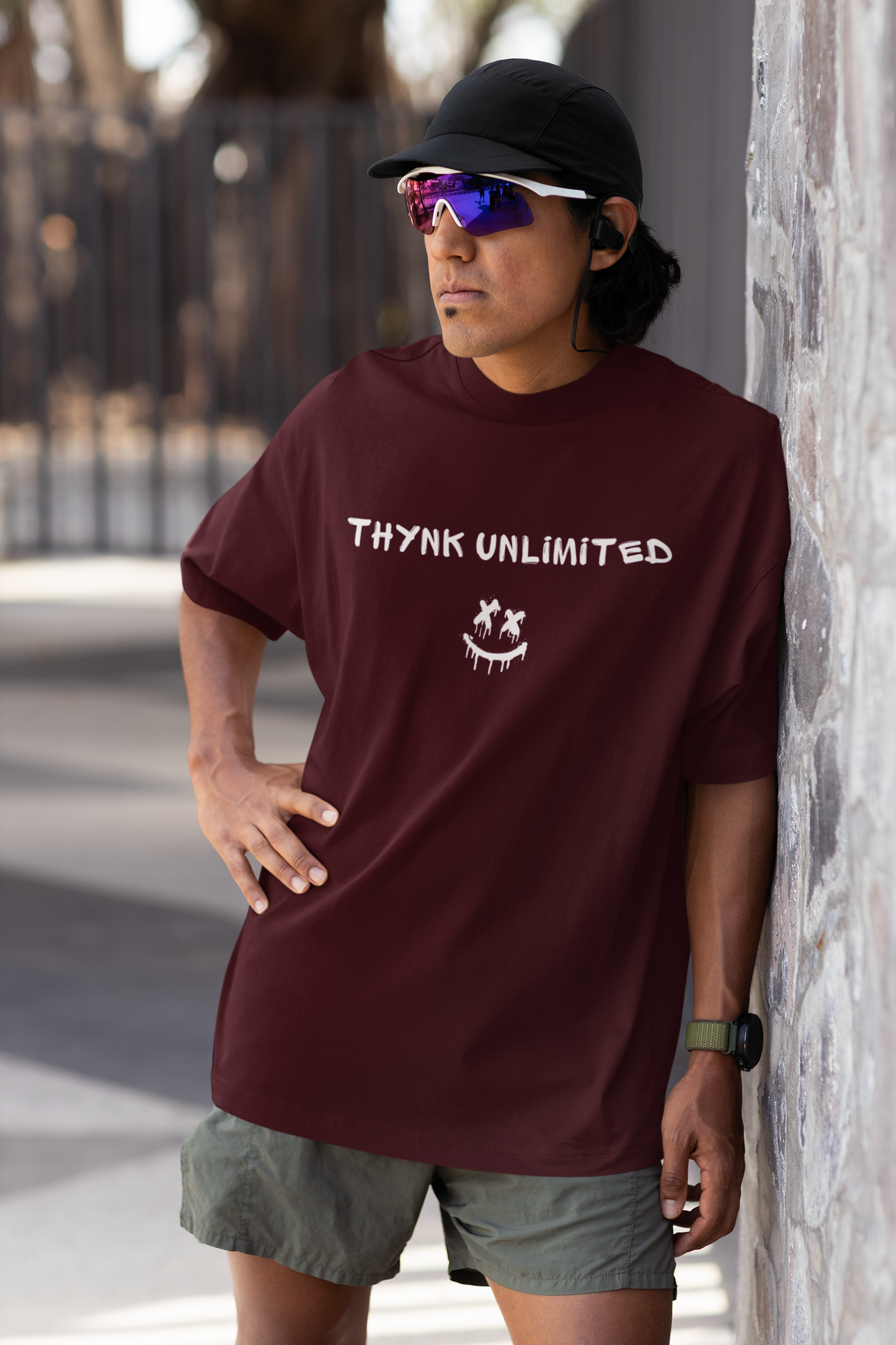Terry Oversized 'STREET ART' Tee