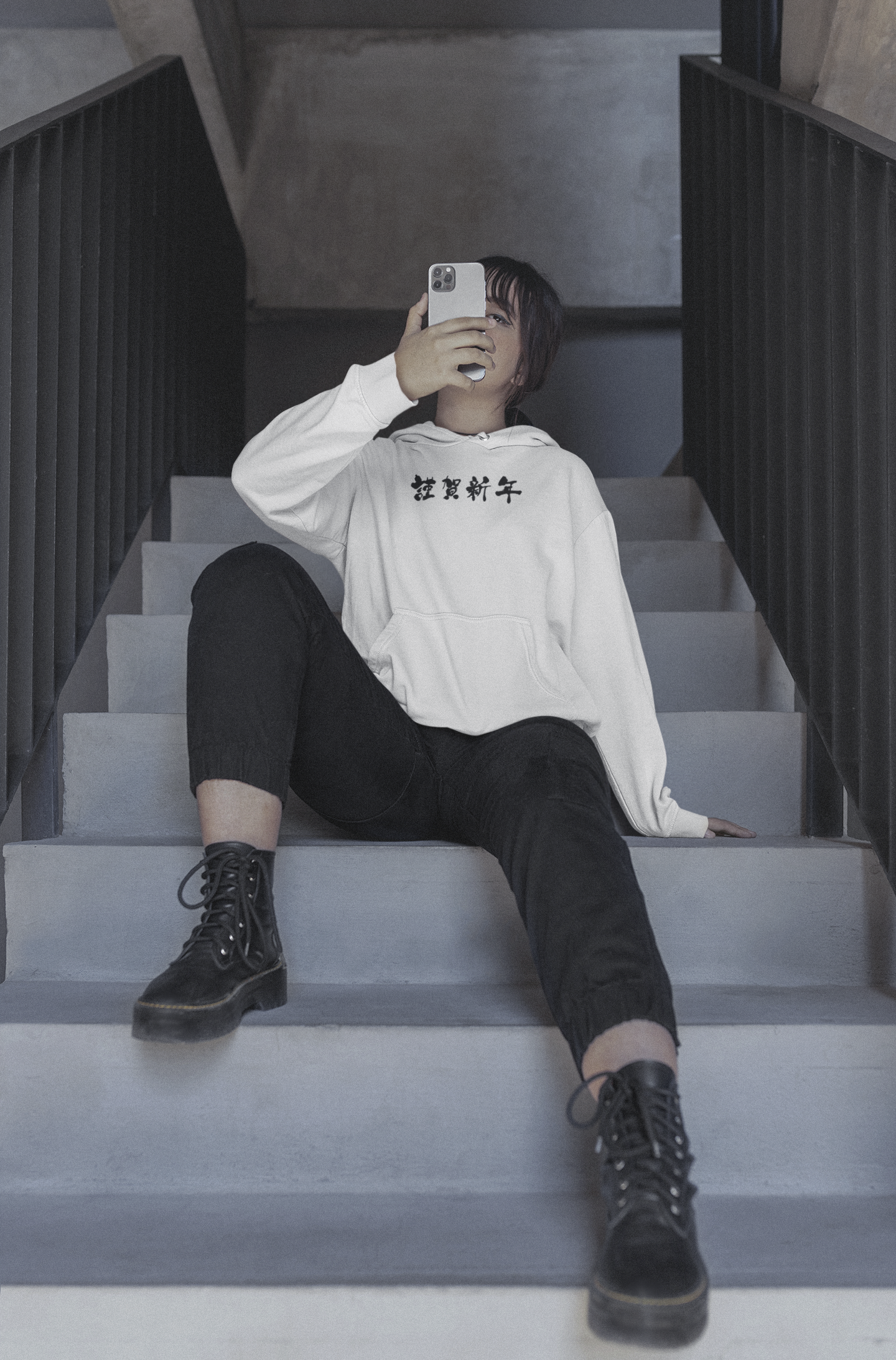 Oversized 'SAMURAI WARRIOR' Hoodie
