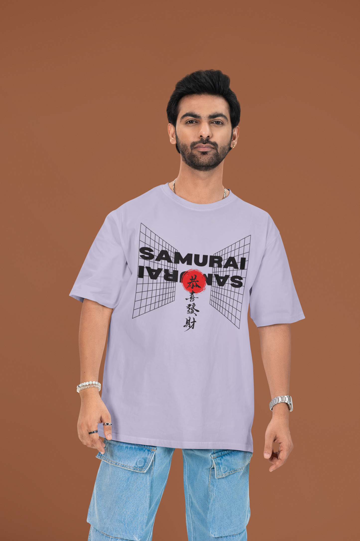 Terry Oversized 'SAMURAI' Tee