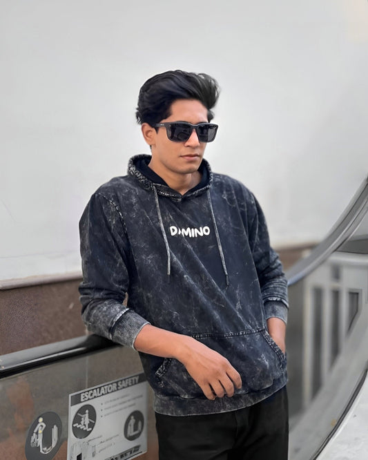 Minimal Acid Wash Hoodie