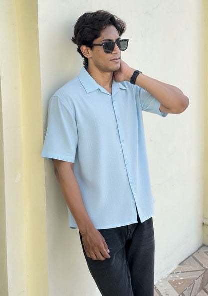 Minimal Oversized Half Sleeve Shirt