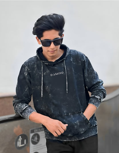 Minimal Acid Wash Hoodie