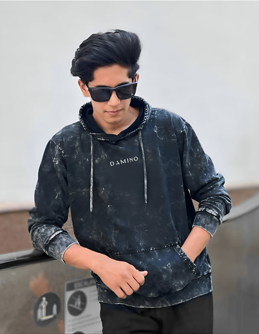 Minimal Acid Wash Hoodie