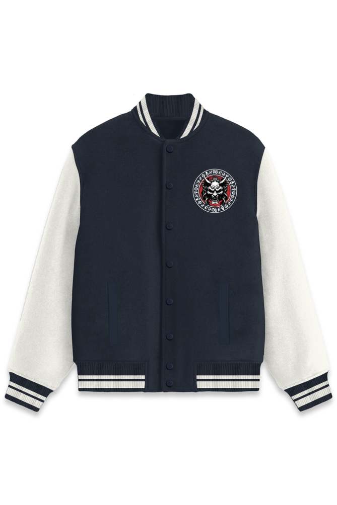 Classic "HANNYA" Varsity Jacket