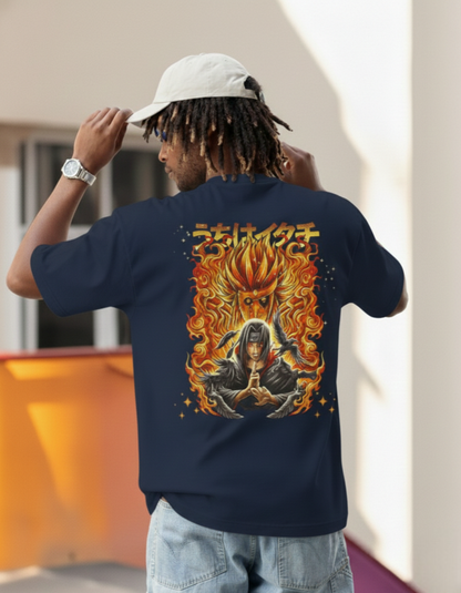 Terry Oversized 'ITACHI UCHIHA' Tee