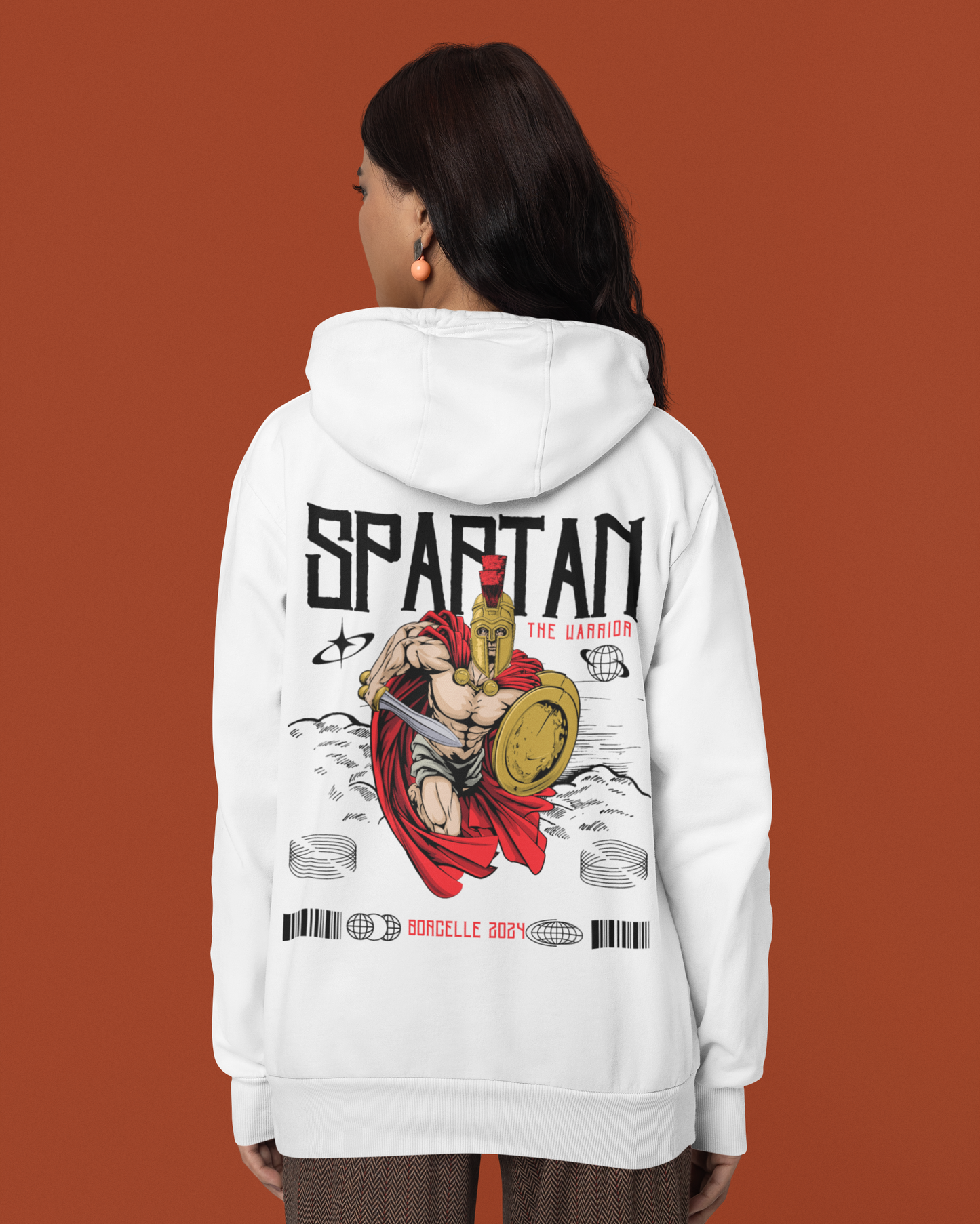 Oversized 'SPARTAN' Hoodie