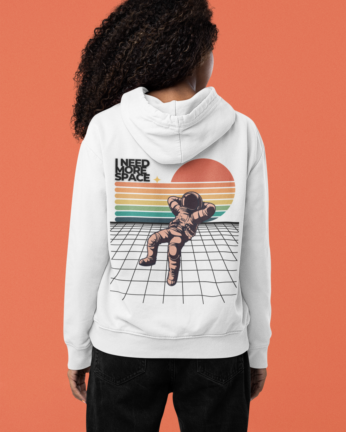 Oversized 'I NEED MORE SPACE' Hoodie