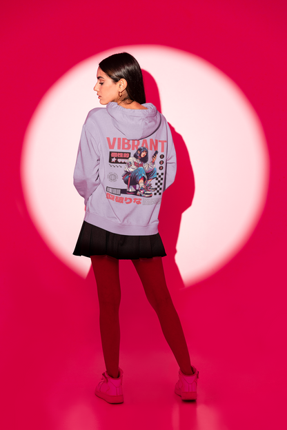 Oversized 'VIBRANT' Hoodie