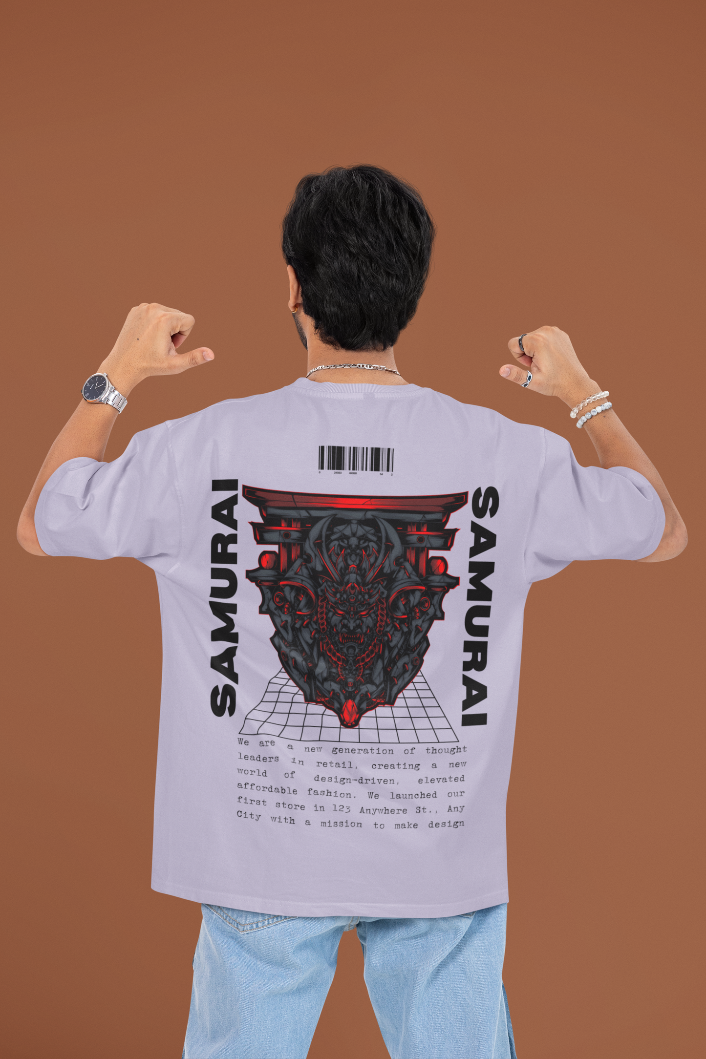 Terry Oversized 'SAMURAI' T-Shirt
