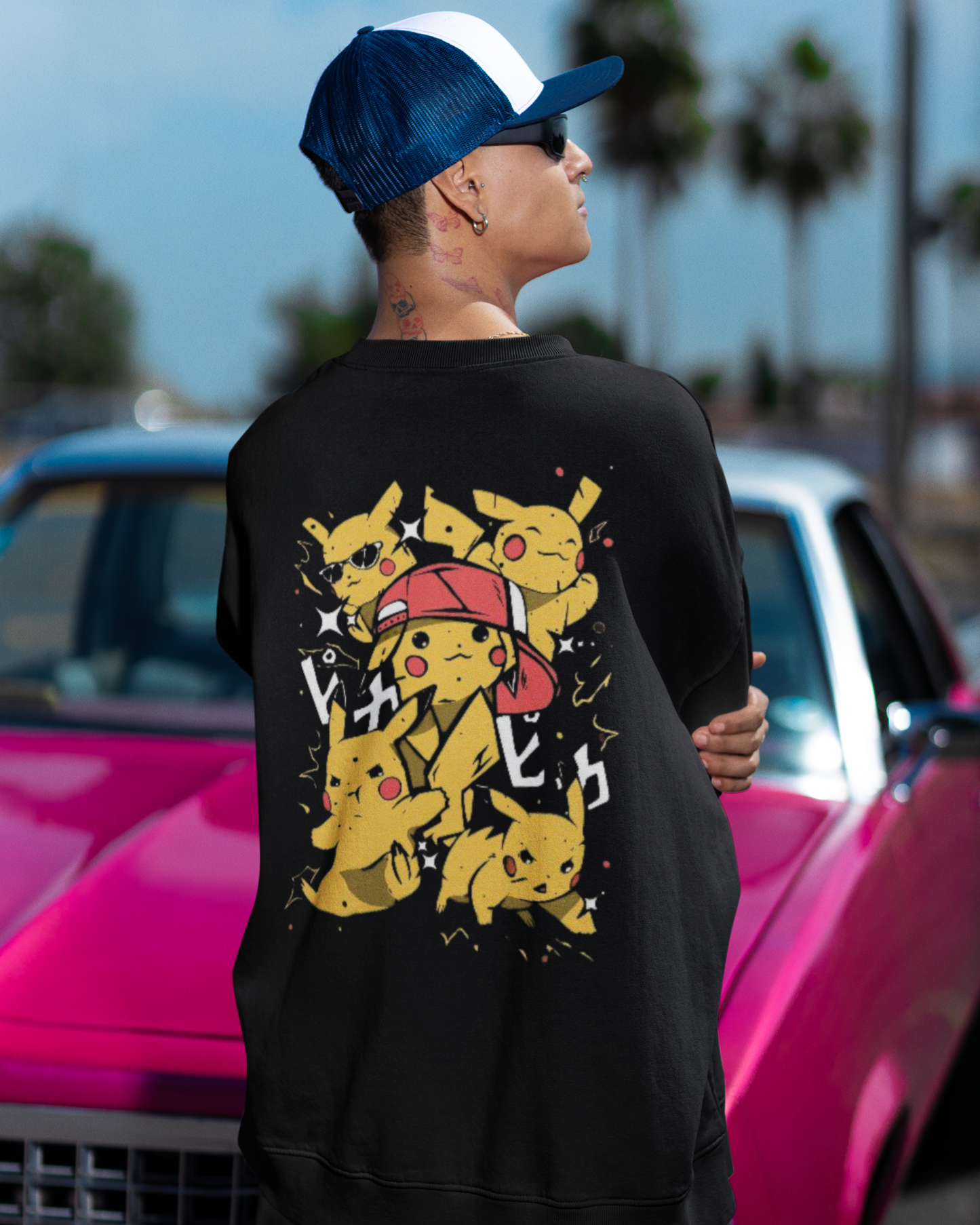 Oversized 'POKEMON' Sweatshirt
