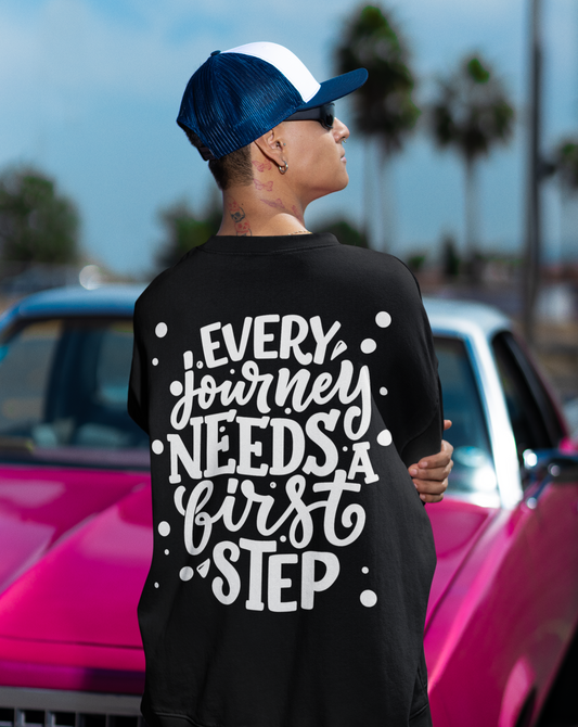 Oversized 'POSITIVE MIND' Sweatshirt