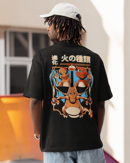 Terry Oversized 'CHARIZARD' Tee
