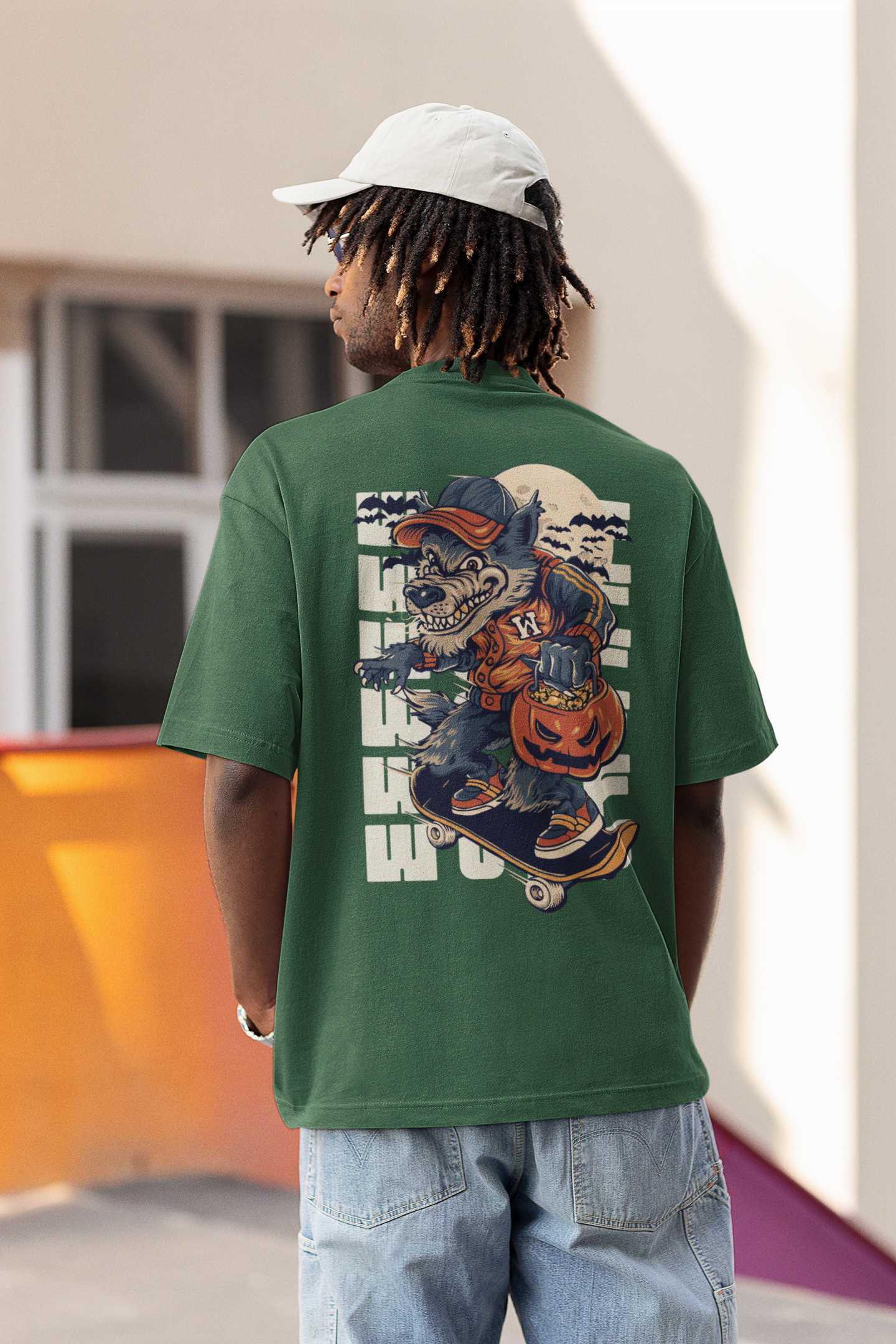 Classic Oversized 'WOLF' T-Shirt