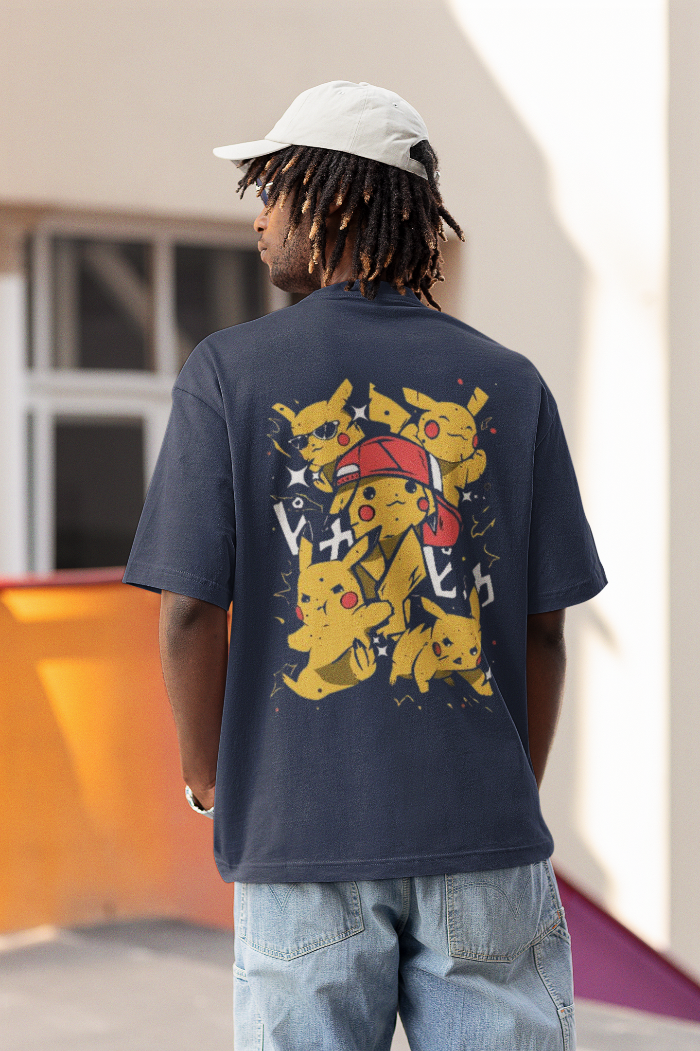Terry Oversized 'POKEMON' T-Shirt