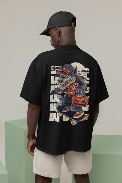 Classic Oversized 'WOLF' T-Shirt