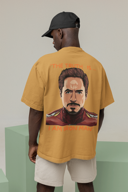 Classic Oversized 'IRON-MAN' T-Shirt