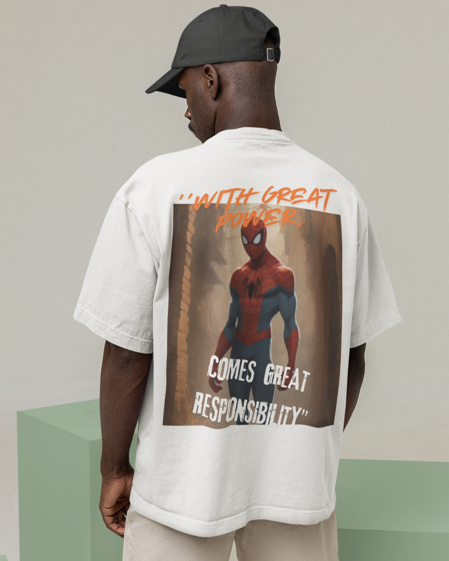 Terry Oversized 'SPIDER-MAN' Tee