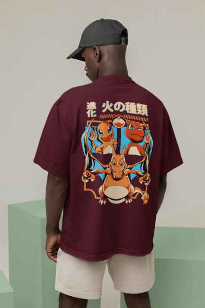 Terry Oversized 'CHARIZARD' Tee