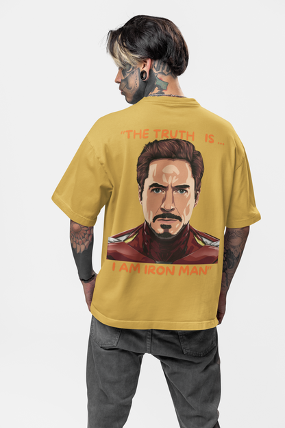 Classic Oversized 'IRON-MAN' T-Shirt