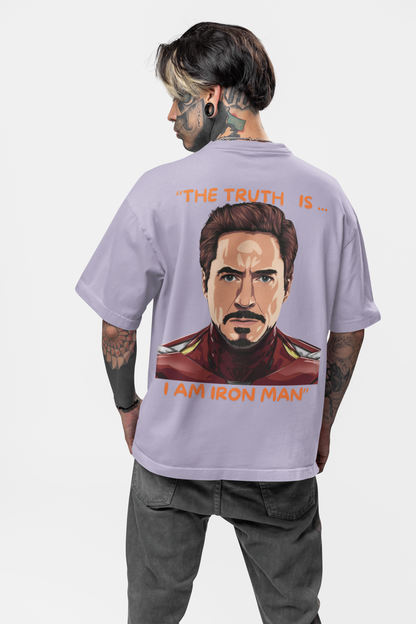Classic Oversized 'IRON-MAN' T-Shirt