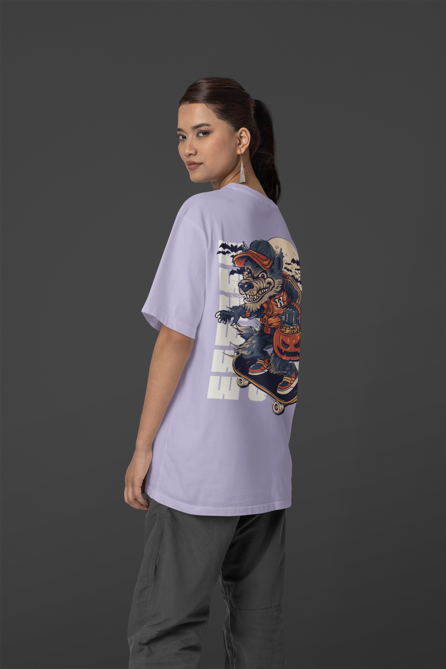 Classic Oversized 'WOLF' T-Shirt